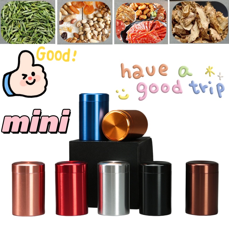 Coffee Tea Box - Mini Airtight Smell Proof Container Quality