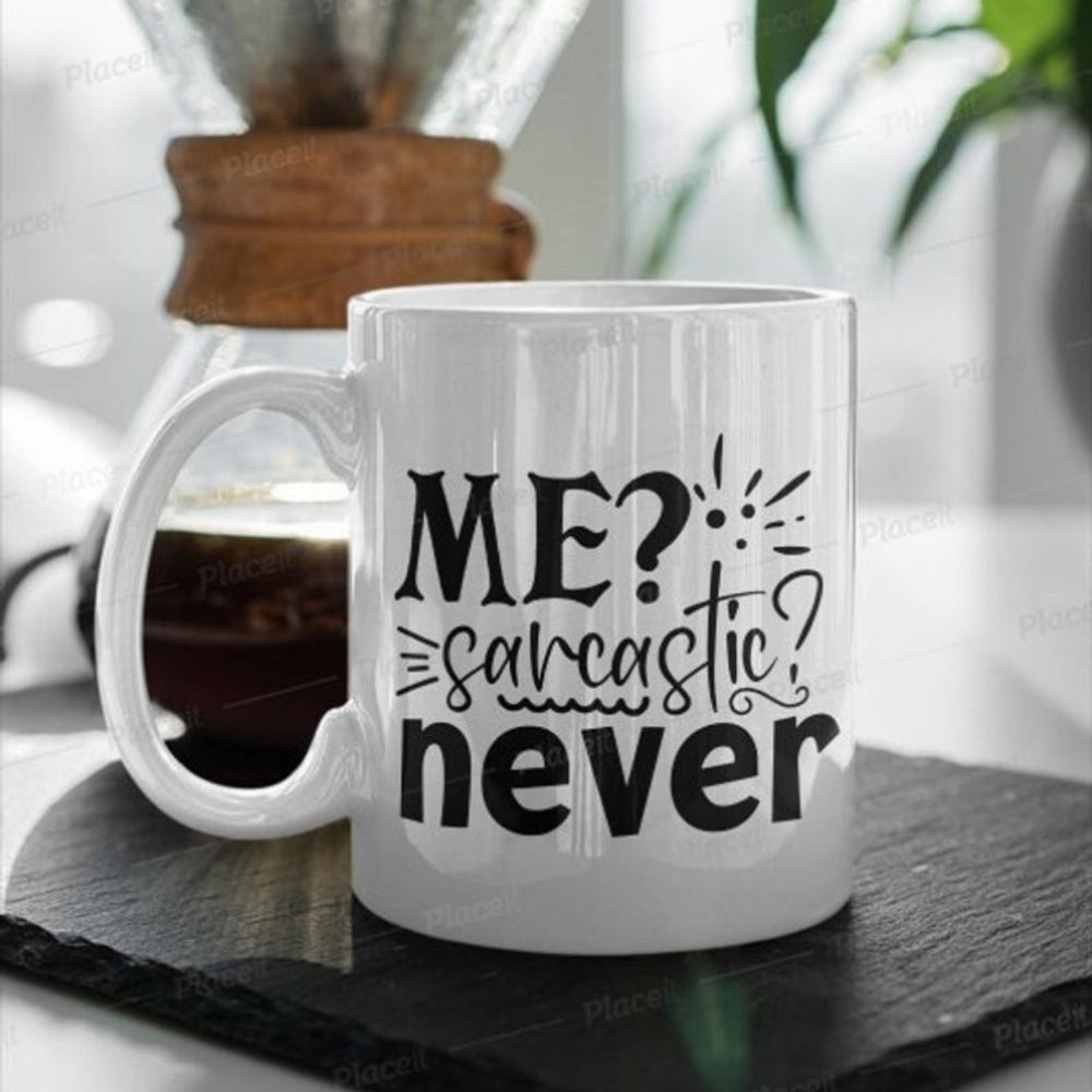 Coffee And Tea Quotes Funny - 1pc Sarcasm Mug with 'Sarcasm Is