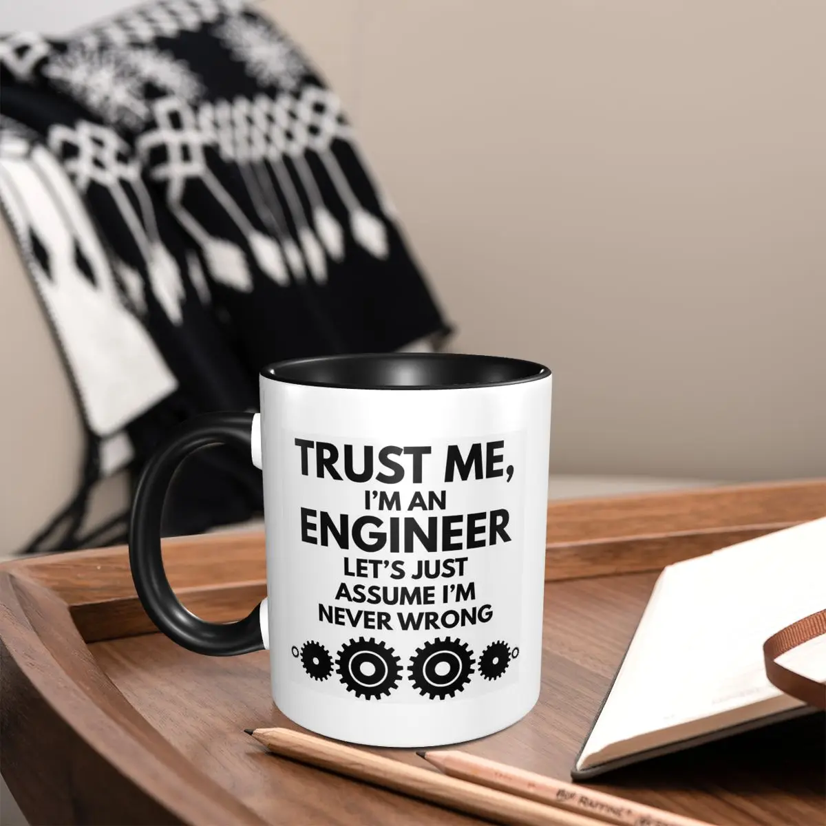 Coffee Tea You And Me - Funny Engineer Trust Me I'm An