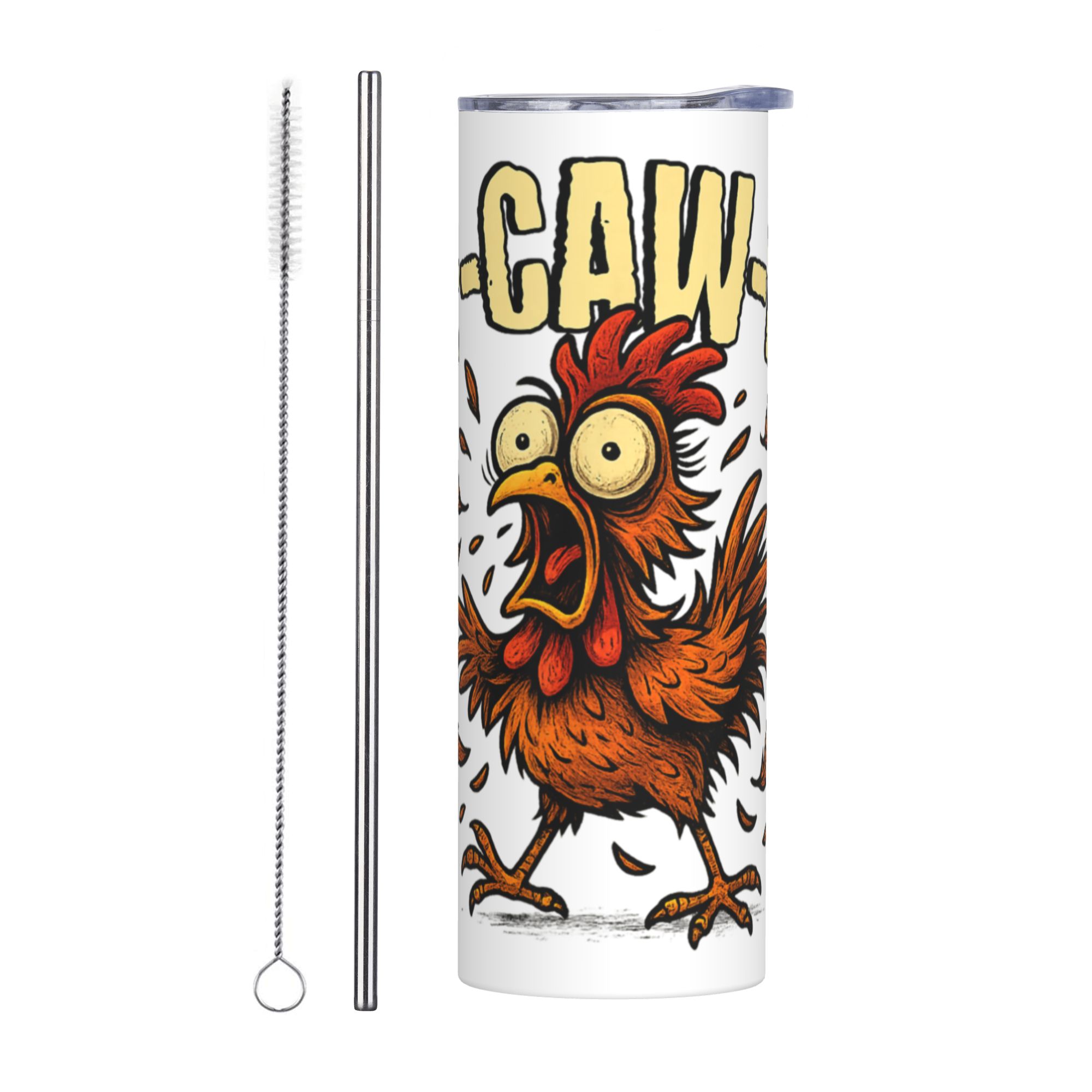 Double Wall Mug - Funny F-Caw-F Chicken FCAWF Tumbler Vacuum