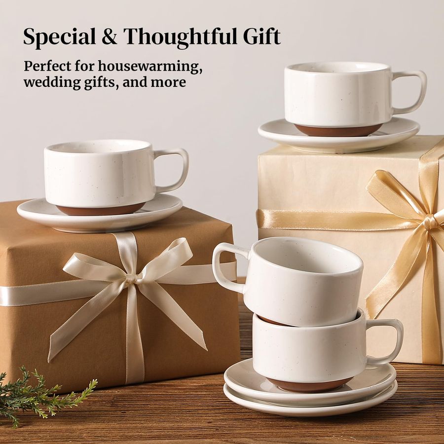 Coffee Tea Latte - 5oz Coffee Cups and Espresso Cups,