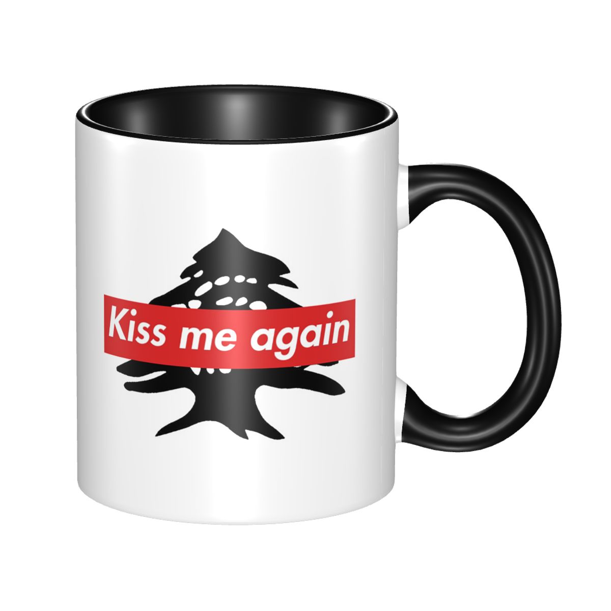 Coffee Tea You And Me - Lebanon Flag Lebanese Kiss Me Again