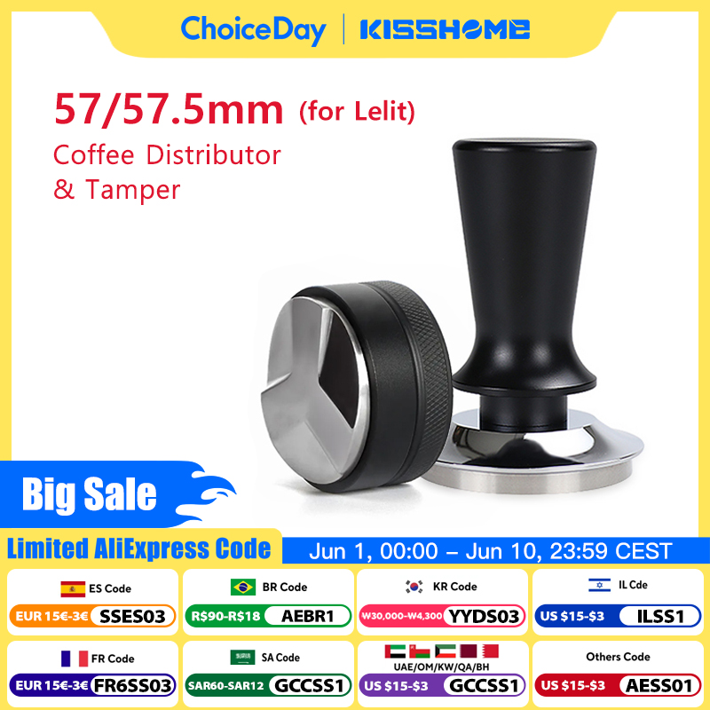 Coffee Tea Press - Coffee Tamper 57mm 57.5mm Constant Pressure