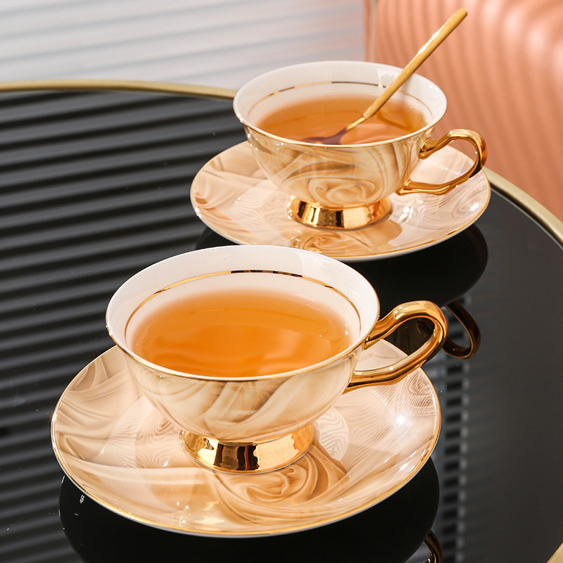 Coffee Tea Box - Exquisite Souvenir Bone China Coffee Cup
