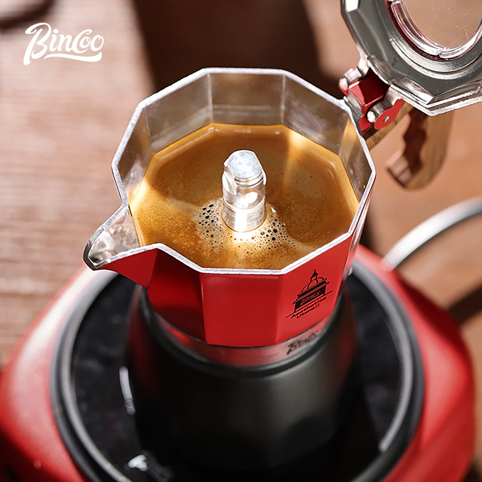 Bincoo Double Valve Coffee Mok - огляд і ціна Moka Pot Stove