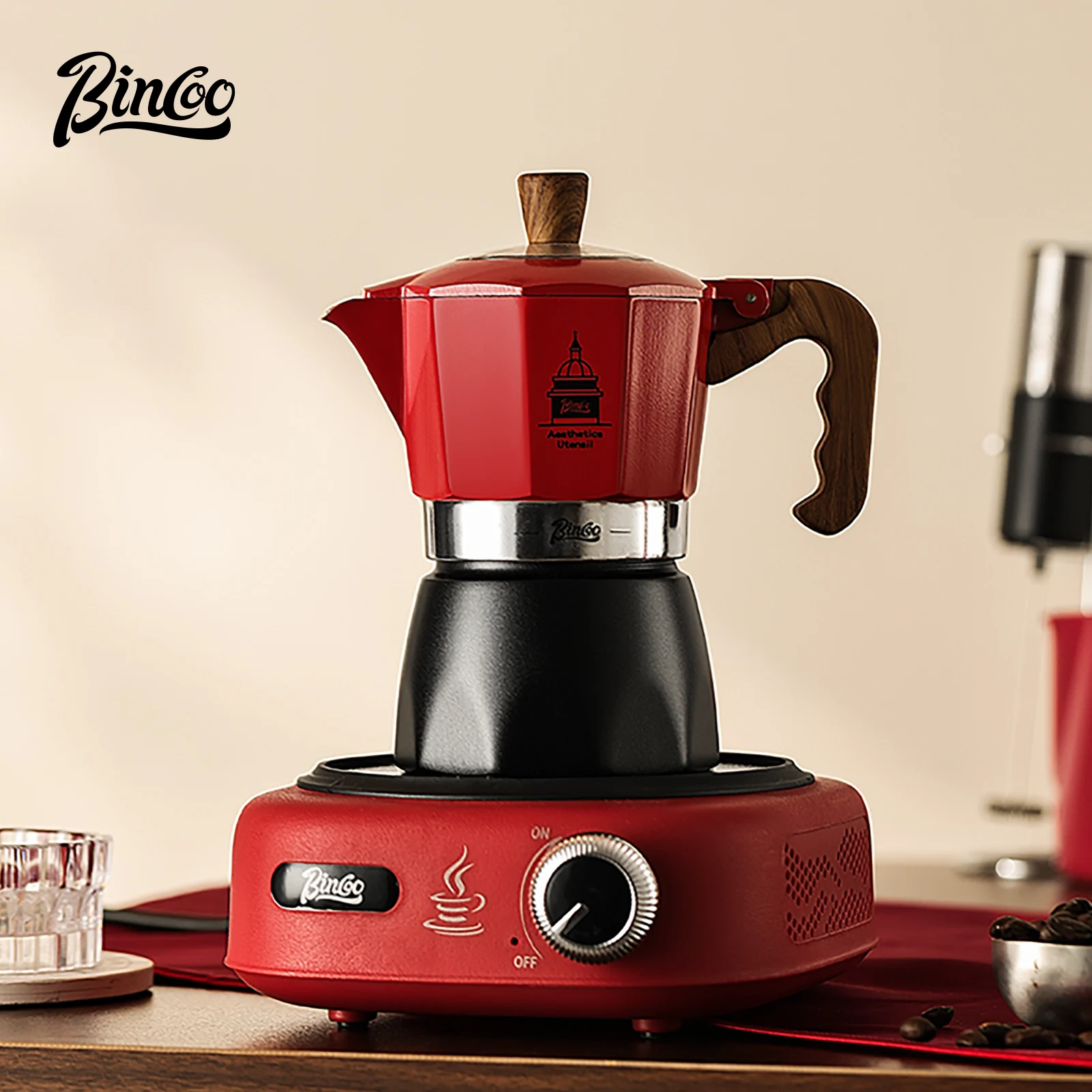 Bincoo Double Valve Coffee Mok - огляд і ціна Moka Pot Stove