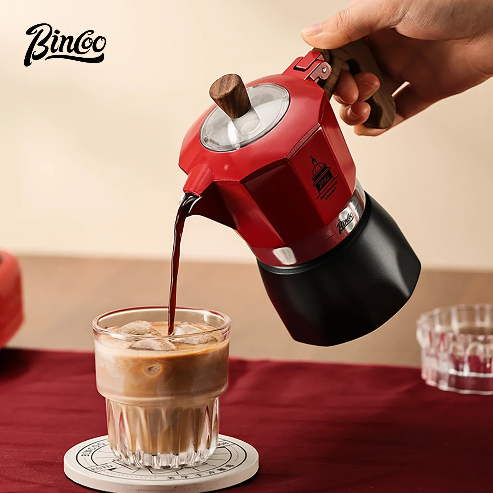 Bincoo Double Valve Coffee Mok - огляд і ціна Moka Pot Stove