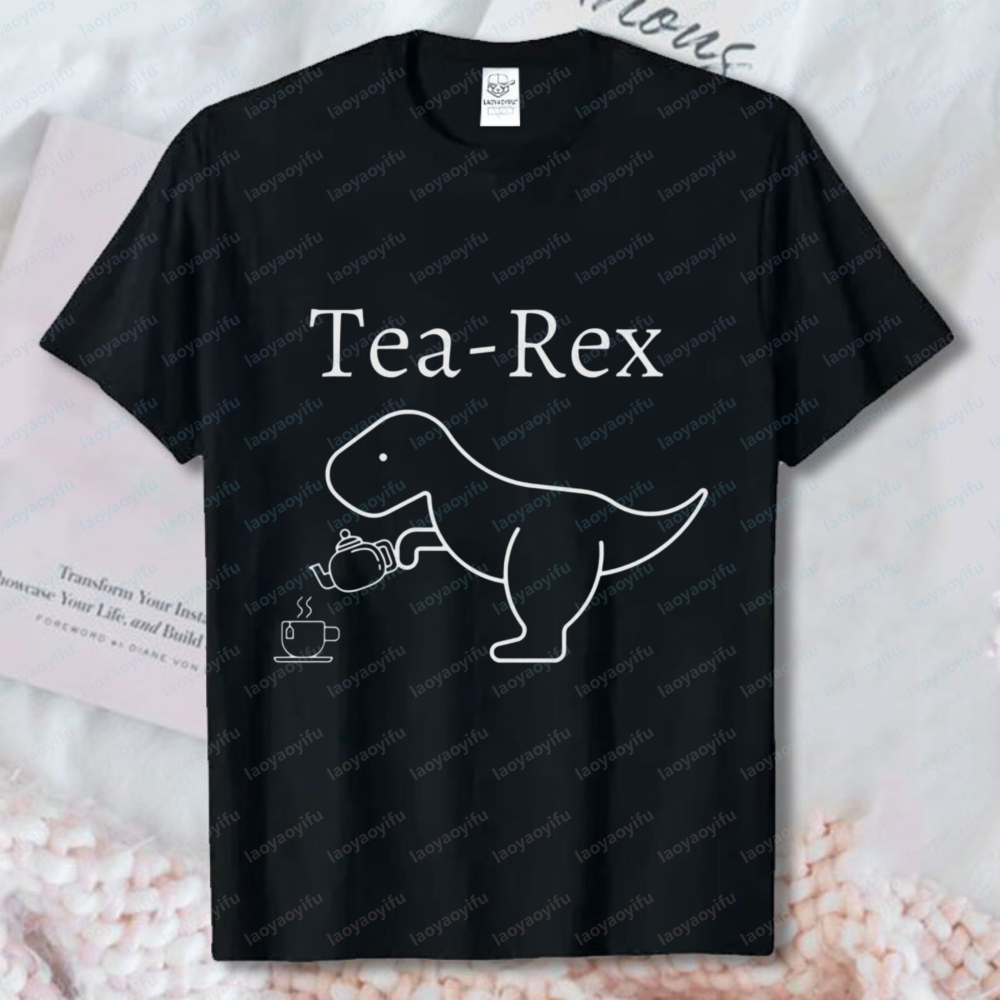 Tea Rex Dinosaur Men's Shirt F - огляд і ціна Coffee Tea Joke
