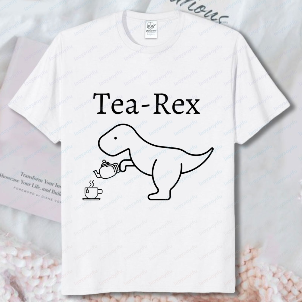 Tea Rex Dinosaur Men's Shirt F - огляд і ціна Coffee Tea Joke