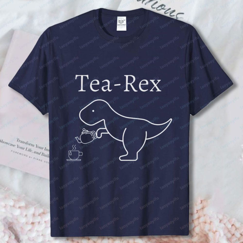 Tea Rex Dinosaur Men's Shirt F - огляд і ціна Coffee Tea Joke