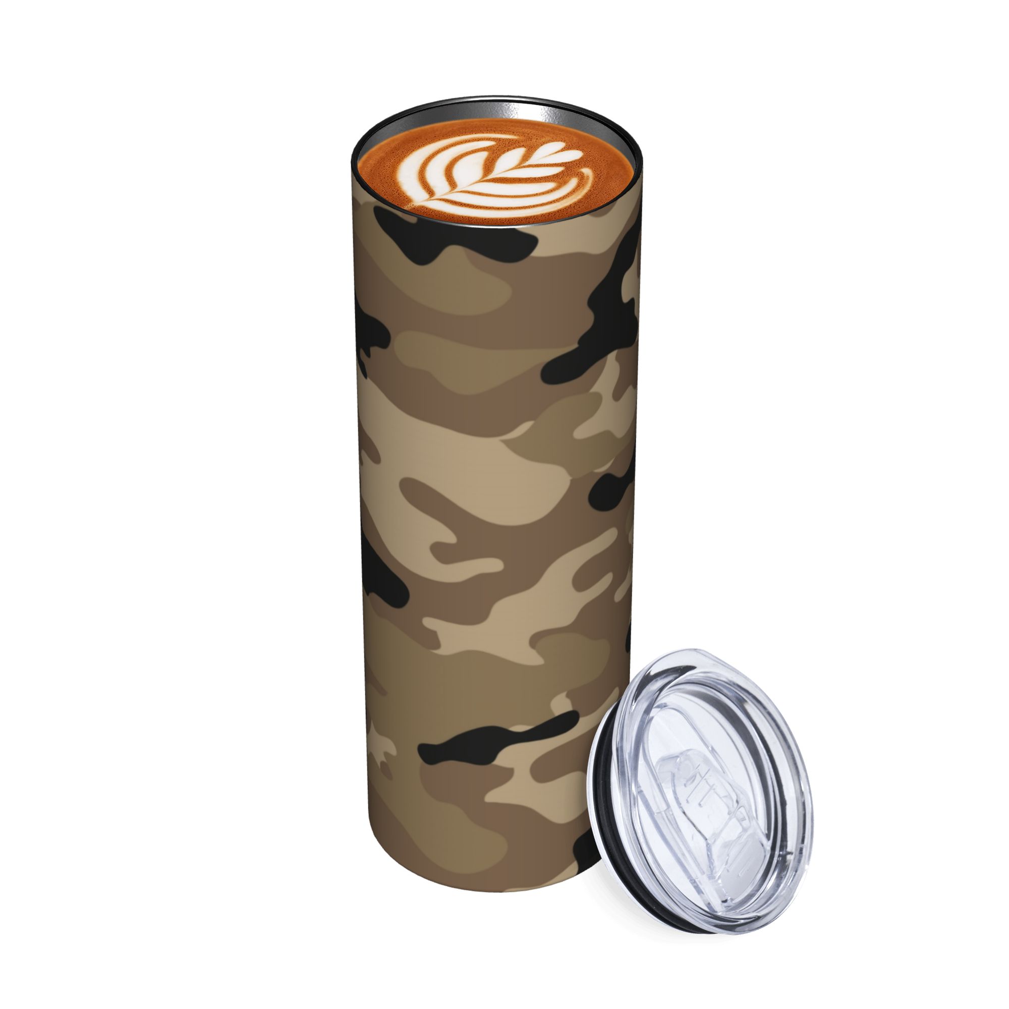 Brown Woodland Camo Pattern Va - огляд і ціна Double Wall Mug