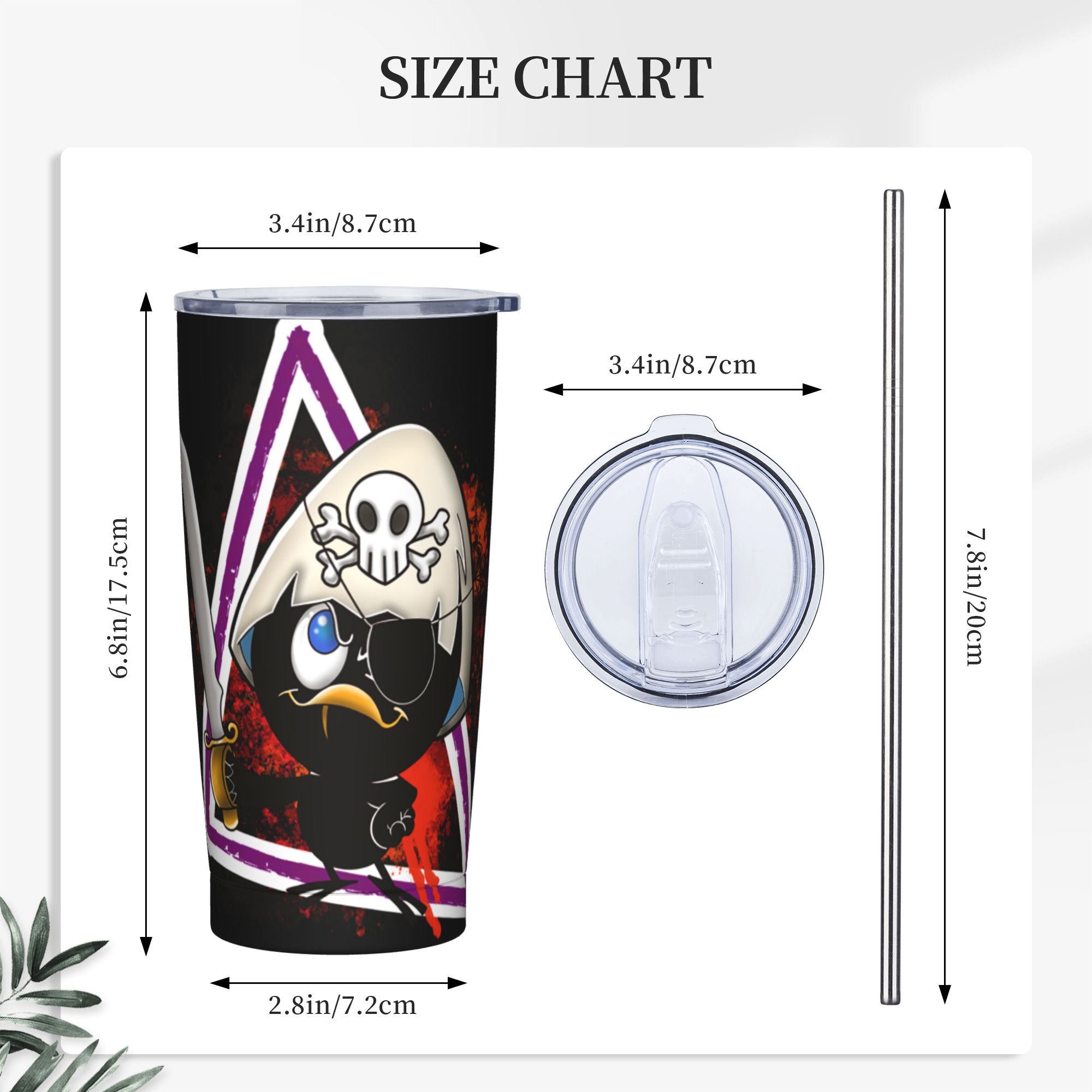 Pirate Calimero Chicken Calime - огляд і ціна Double Wall Mug