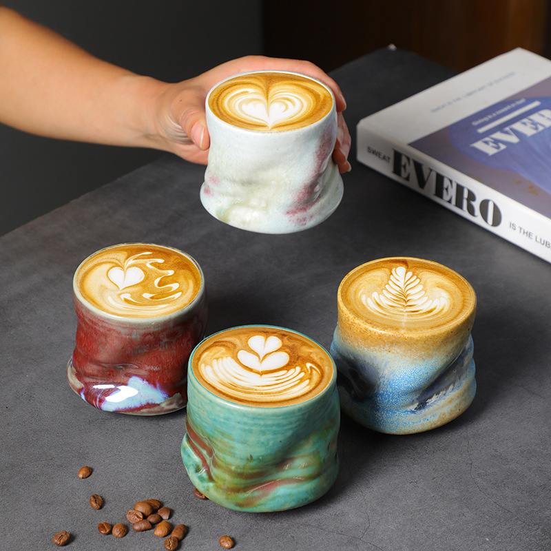 Stoneware Espresso Cups Vintag - огляд і ціна Coffee Tea Latte
