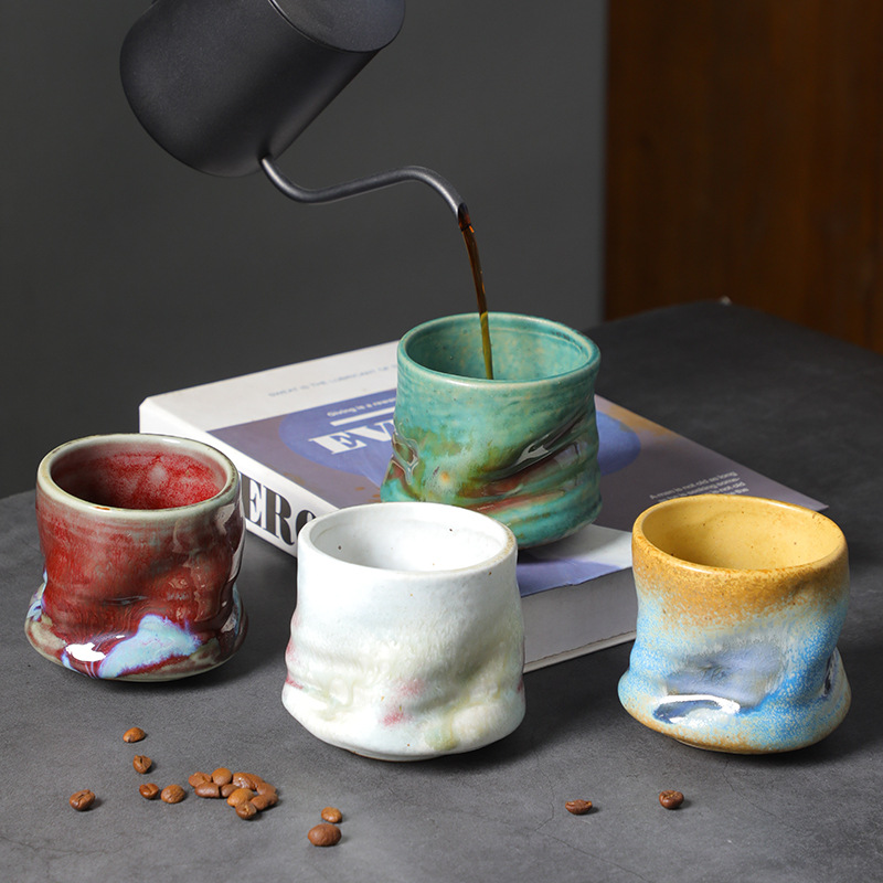 Stoneware Espresso Cups Vintag - огляд і ціна Coffee Tea Latte