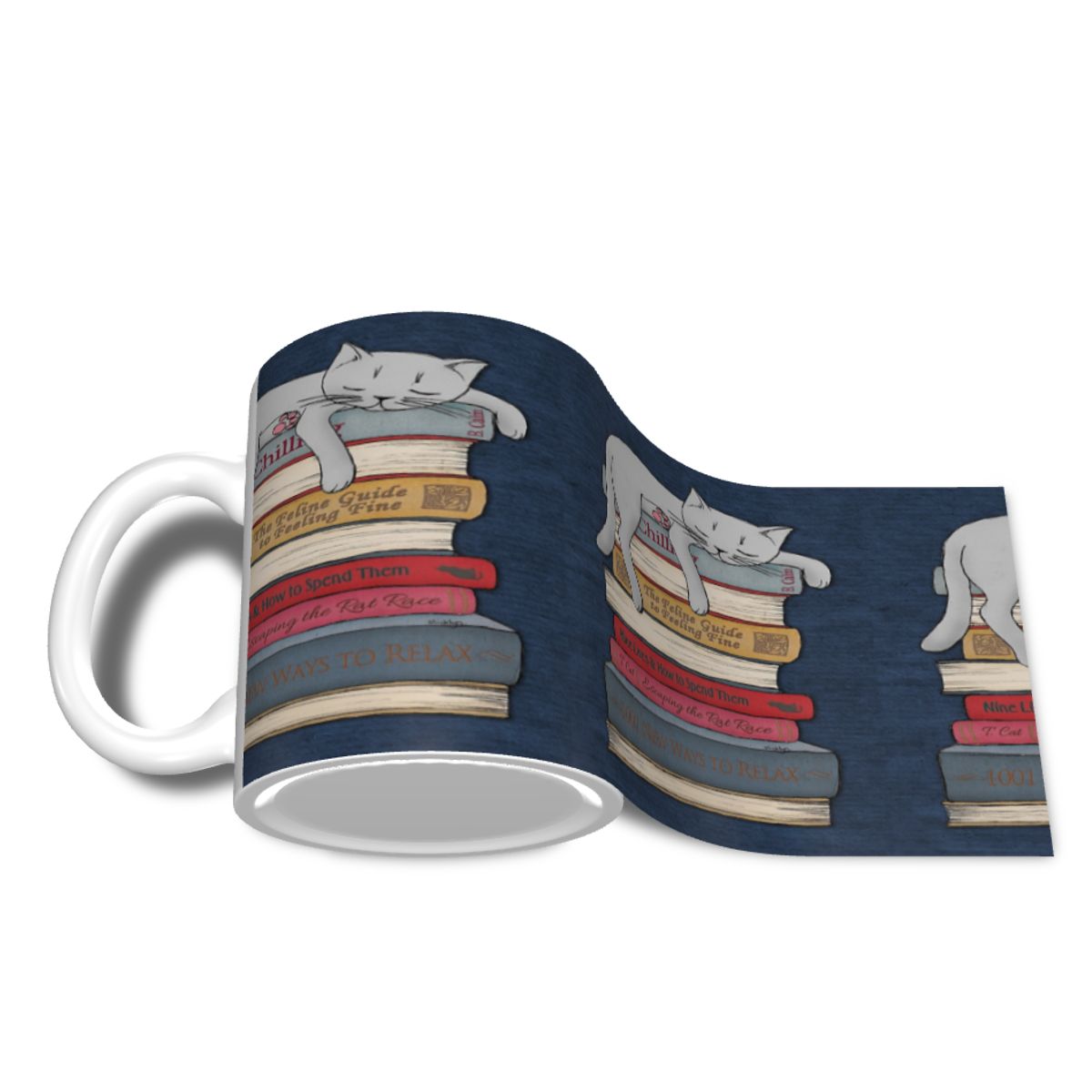 How To Chill Like A Cat Mug Fu - огляд і ціна Coffee Tea Like