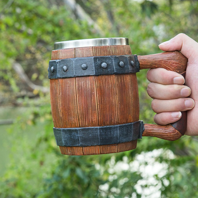 Viking Retro Beer Mug Resin 30 - огляд і ціна Double Wall Mug