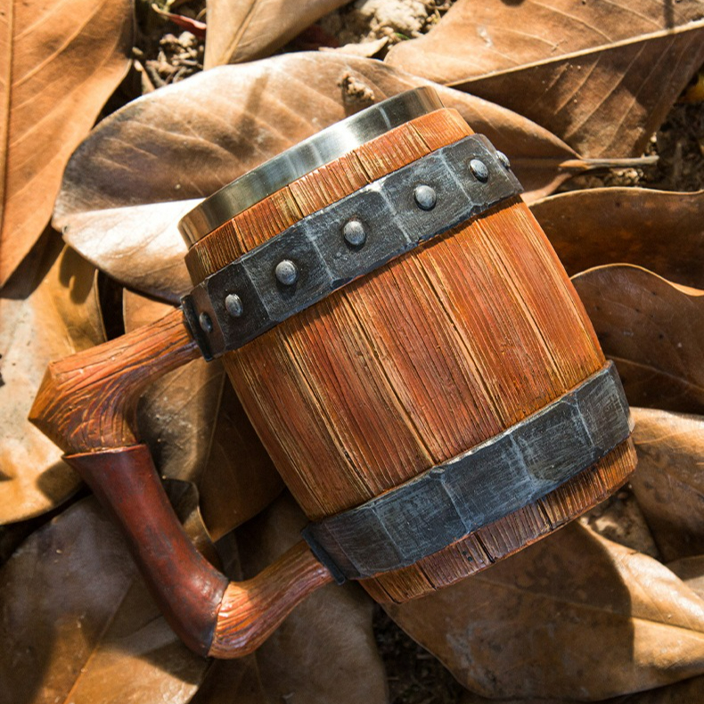 Viking Retro Beer Mug Resin 30 - огляд і ціна Double Wall Mug
