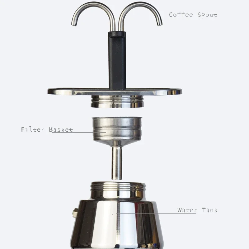 200ML Mini Moka Pot Double Tub - огляд і ціна Moka Pot Stove