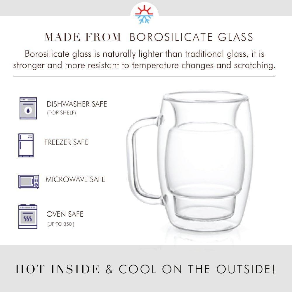 Double Wall Insulated 10oz Gla - огляд і ціна Double Wall Mug
