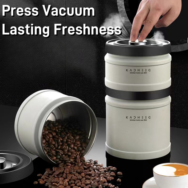 Vacuum sealed can, press vacuu - огляд і ціна Coffee Tea Box