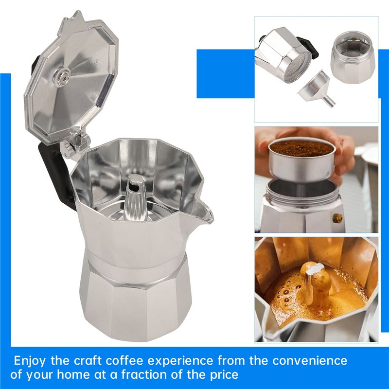 A92P Moka Pot Italian Coffee M - огляд і ціна Moka Pot Stove