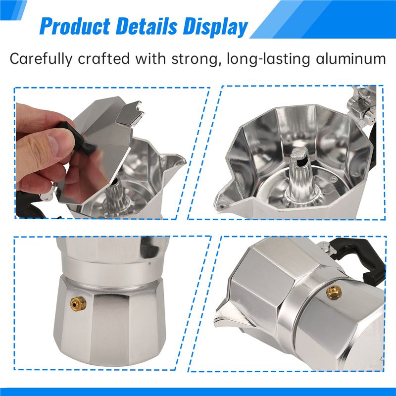 A92P Moka Pot Italian Coffee M - огляд і ціна Moka Pot Stove