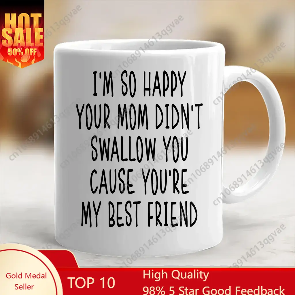 I'm happy your mom didn't swal - огляд і ціна Coffee Tea Joke