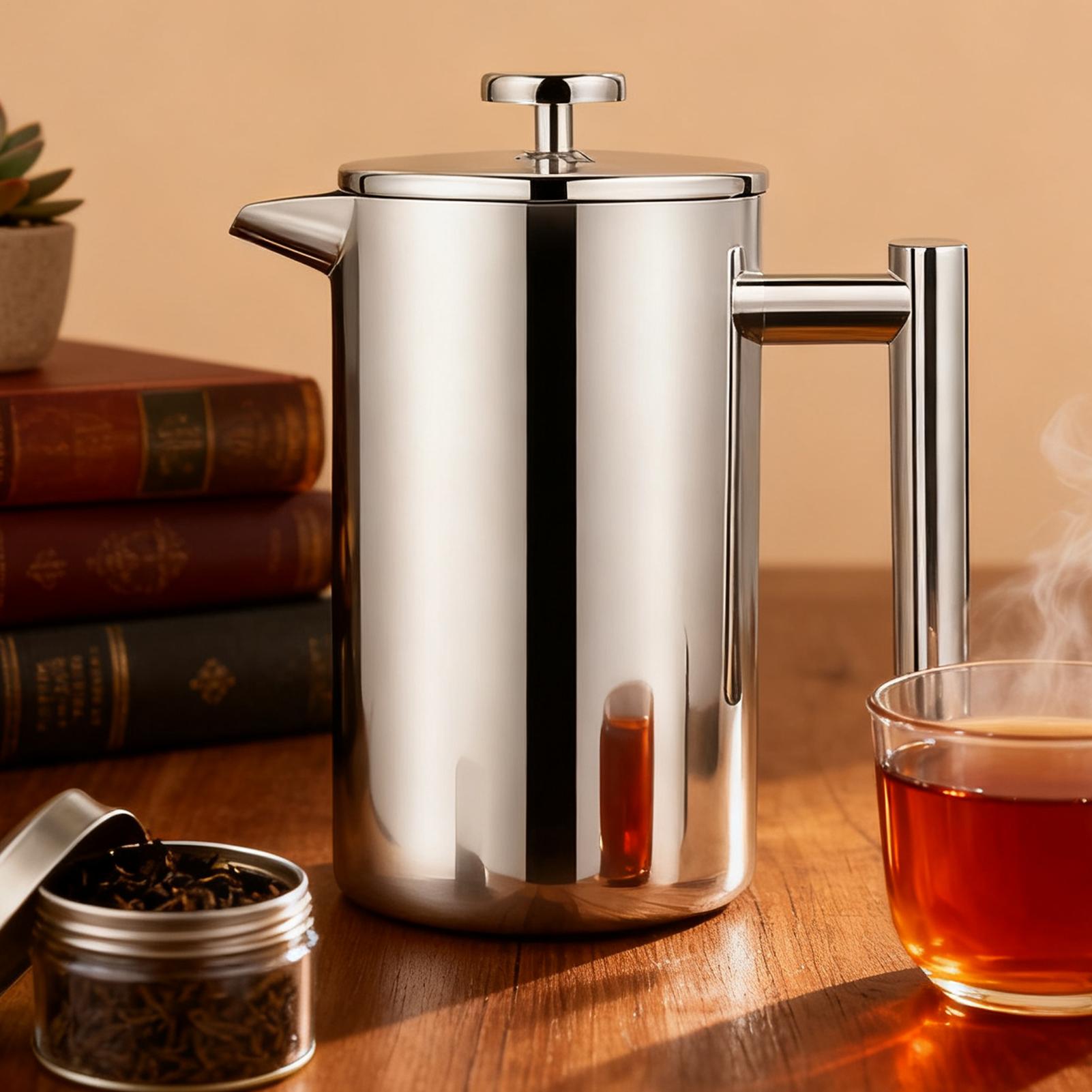 Coffee Press Pot Stainless Ste - огляд і ціна Coffee Tea Press