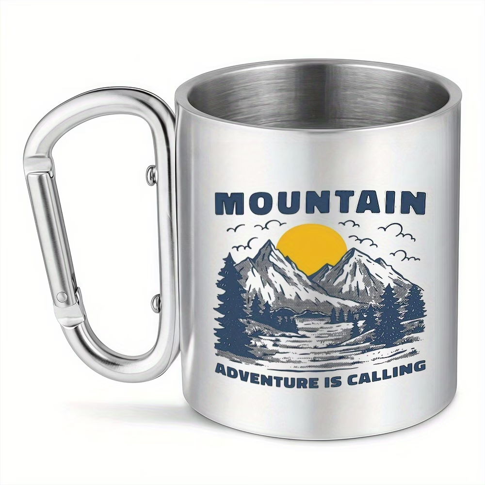 1pc 10oz Mountain Adventure Mu - огляд і ціна Double Wall Mug