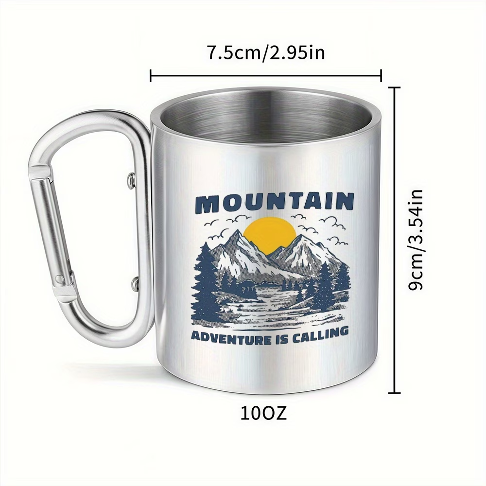 1pc 10oz Mountain Adventure Mu - огляд і ціна Double Wall Mug