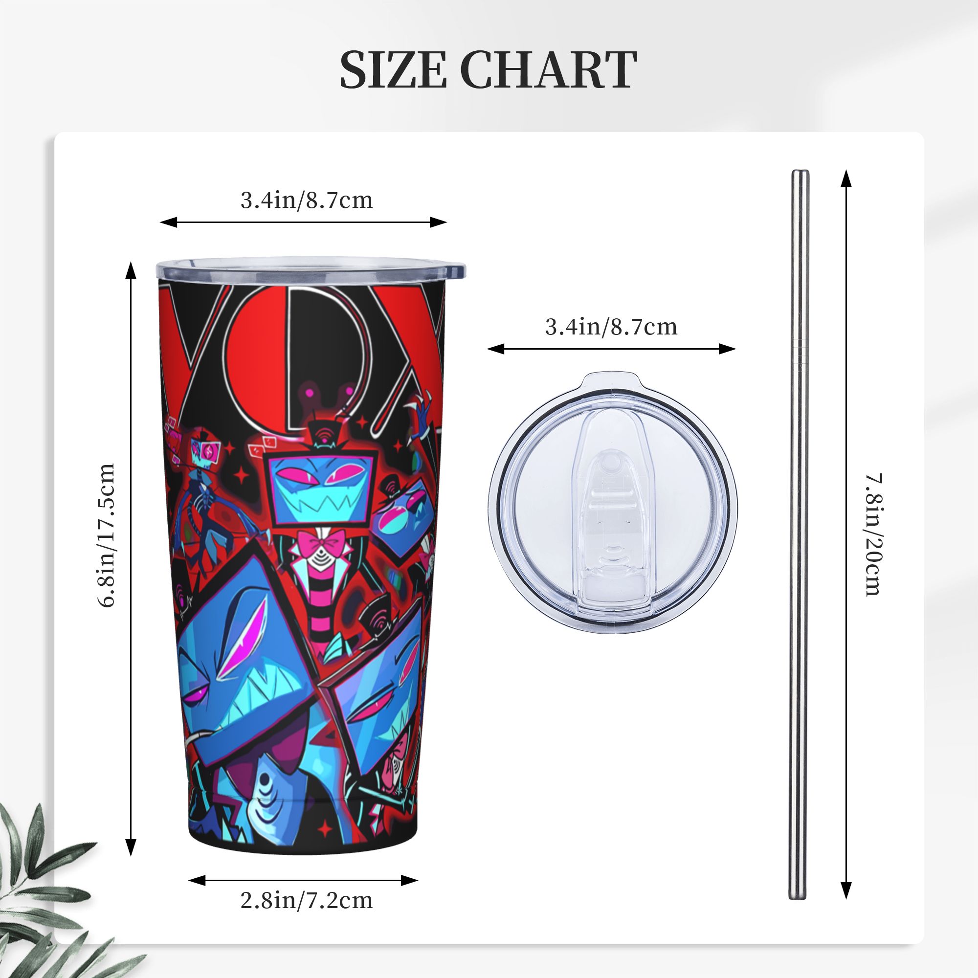 Hazbins Anime Hotel Vox Insula - огляд і ціна Double Wall Mug
