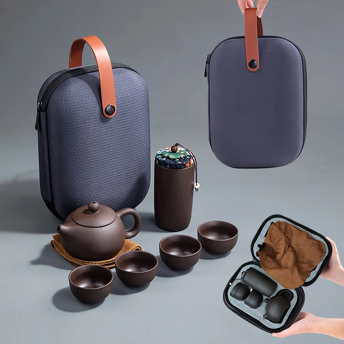 1 Set Travel Tea Set Portable  - огляд і ціна Coffee Tea Mix