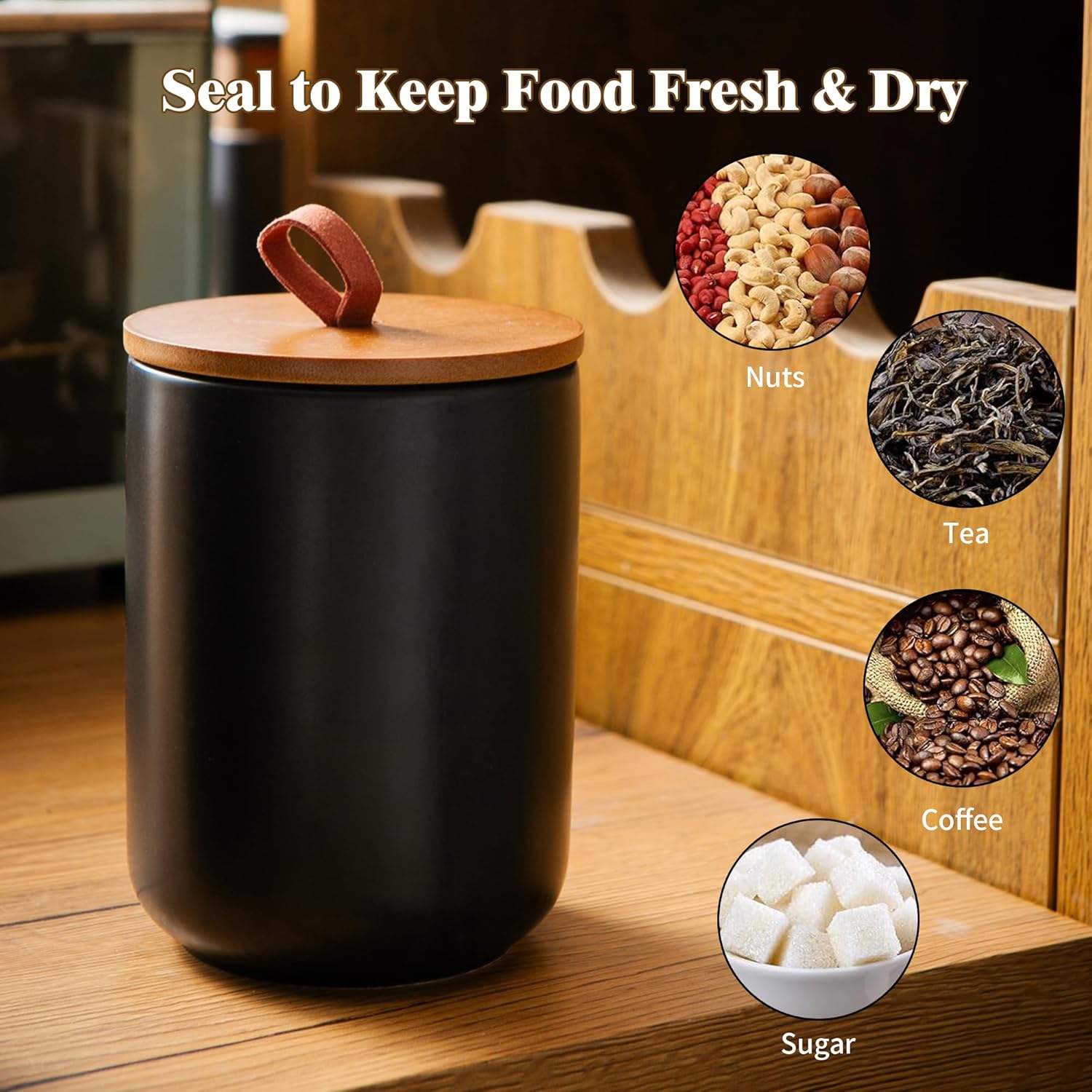 Ceramic Canister Set (30 oz, 4 - огляд і ціна Coffee Tea Set