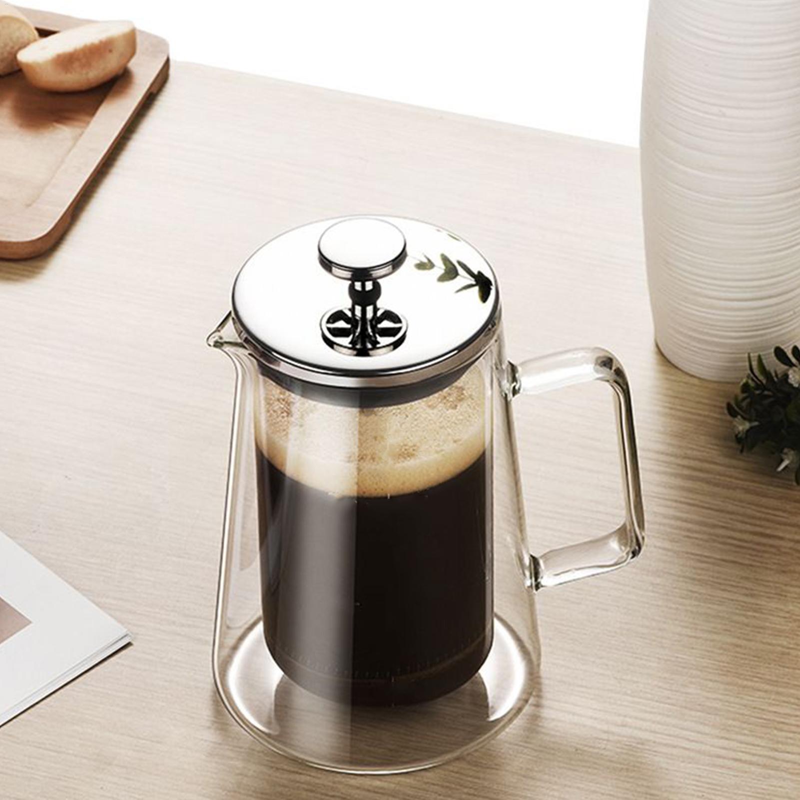 Coffee Presses Glass Stainless - огляд і ціна Coffee Tea Press