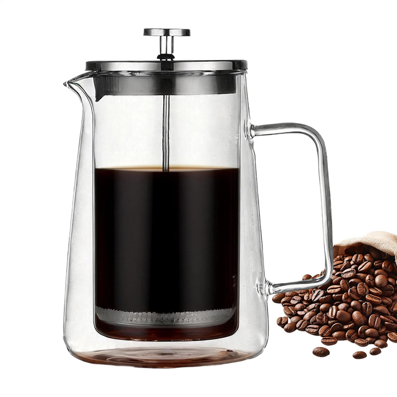 Coffee Presses Glass Stainless - огляд і ціна Coffee Tea Press