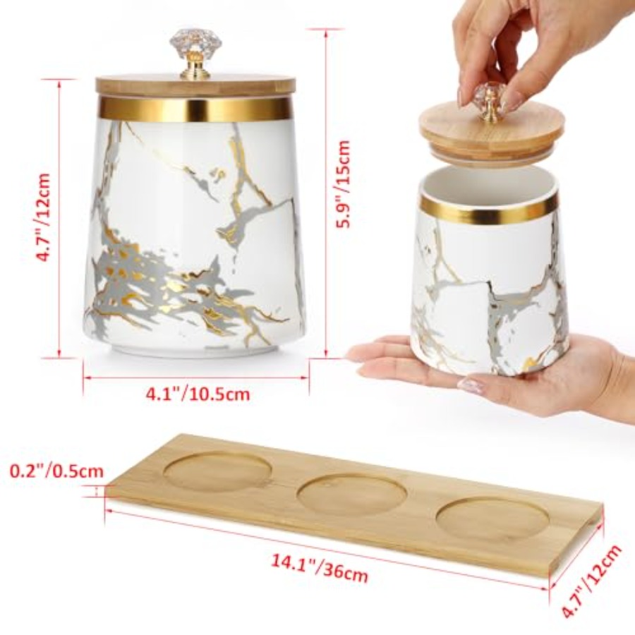 Set of 3 Canisters Set for Sug - огляд і ціна Coffee Tea Set