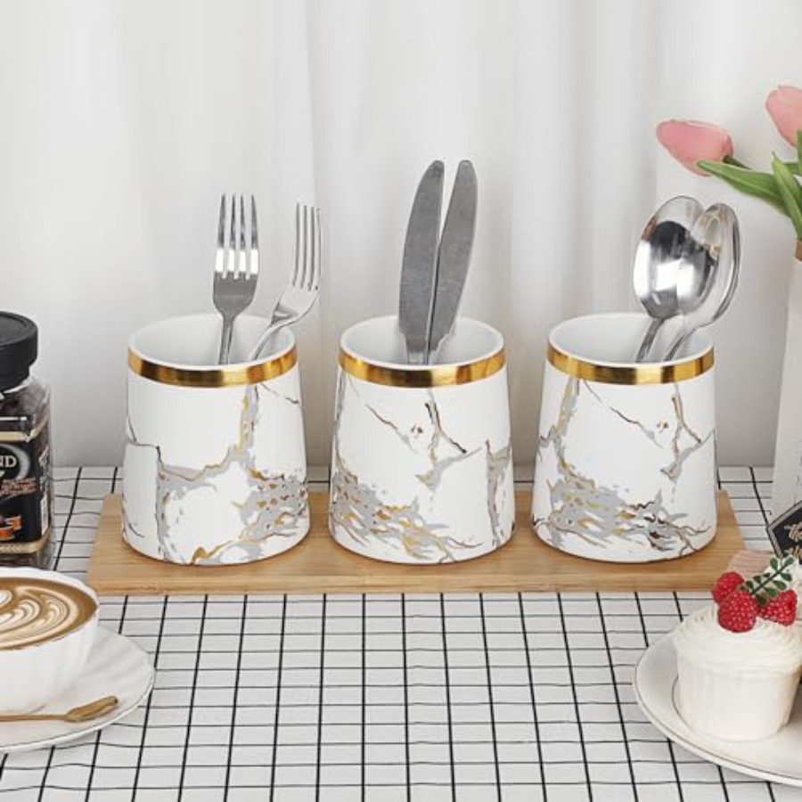 Set of 3 Canisters Set for Sug - огляд і ціна Coffee Tea Set