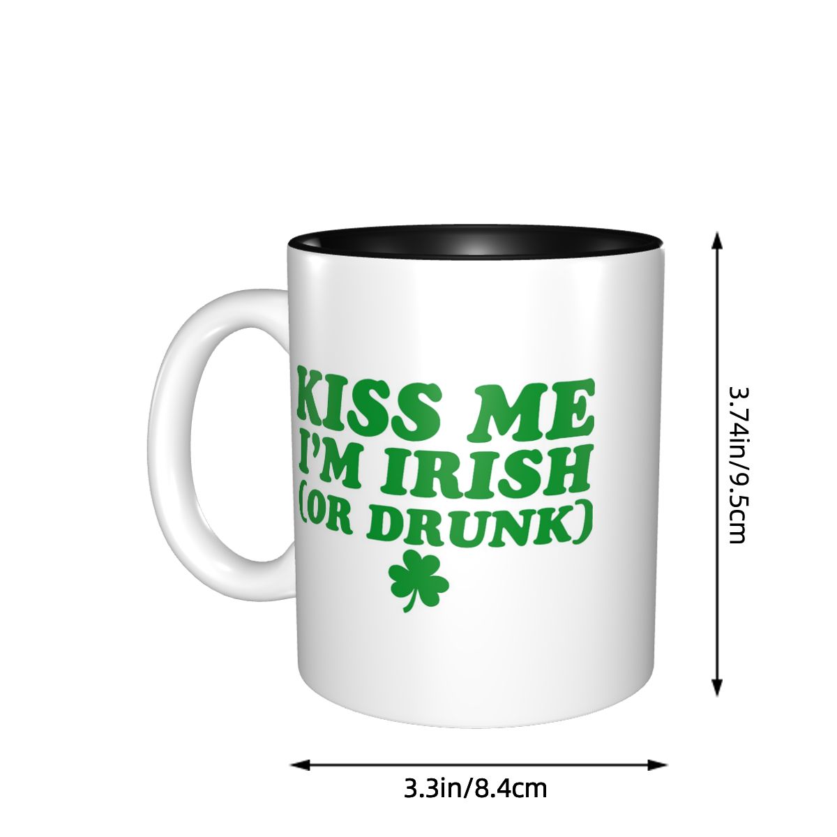 Kiss Me I'm Irish Mug Funny Ce - огляд і ціна Coffee Tea You And Me