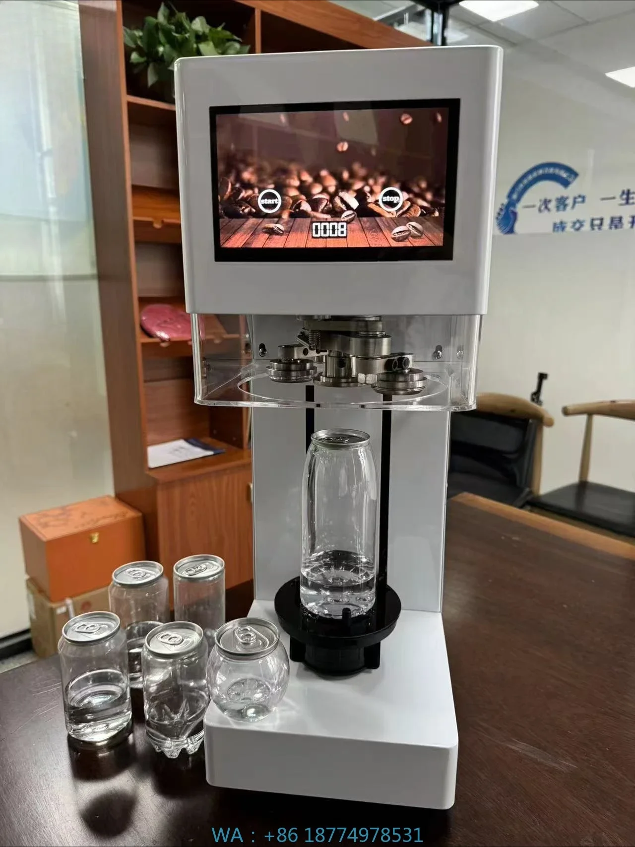 Seamer PET Can Sealing Machine - огляд і ціна Juice Tea Coffee