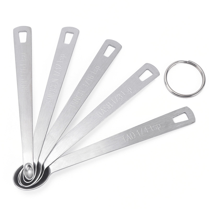 5pcs/Set Small Measuring Spoon - огляд і ціна Coffee Tea Mix