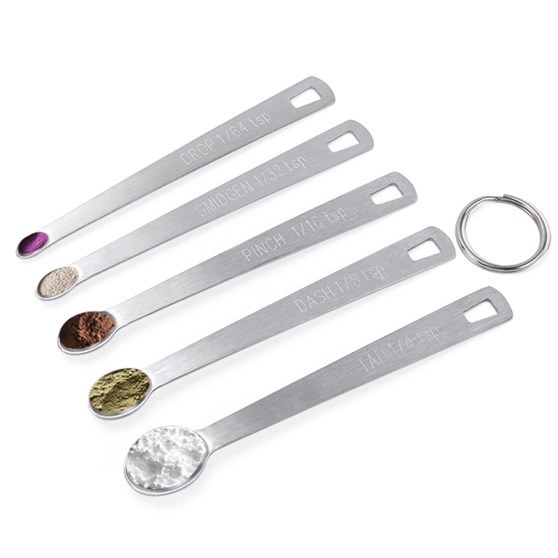 5pcs/Set Small Measuring Spoon - огляд і ціна Coffee Tea Mix