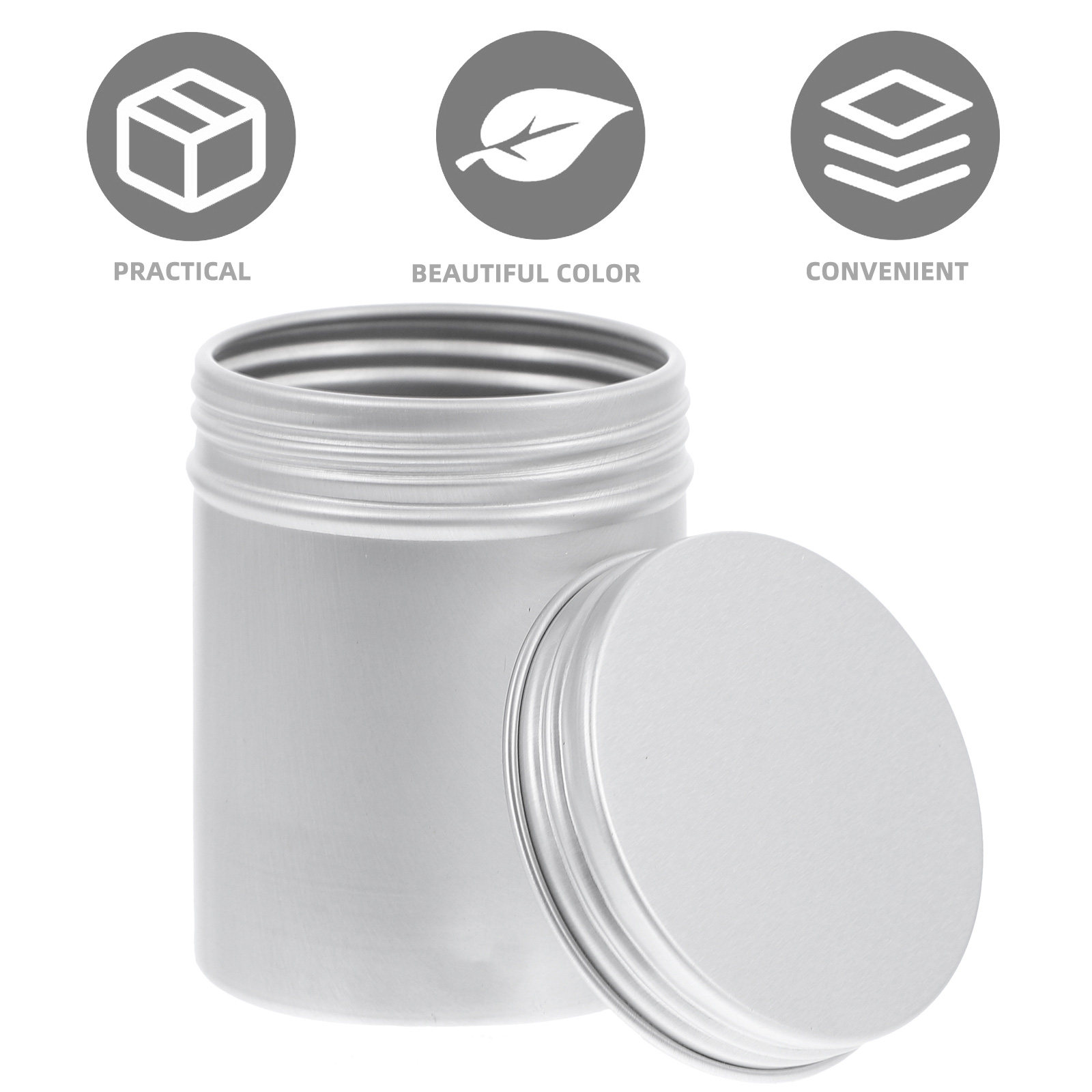 4Pcs Fine Polished Aluminum Ca - огляд і ціна Coffee Tea Box