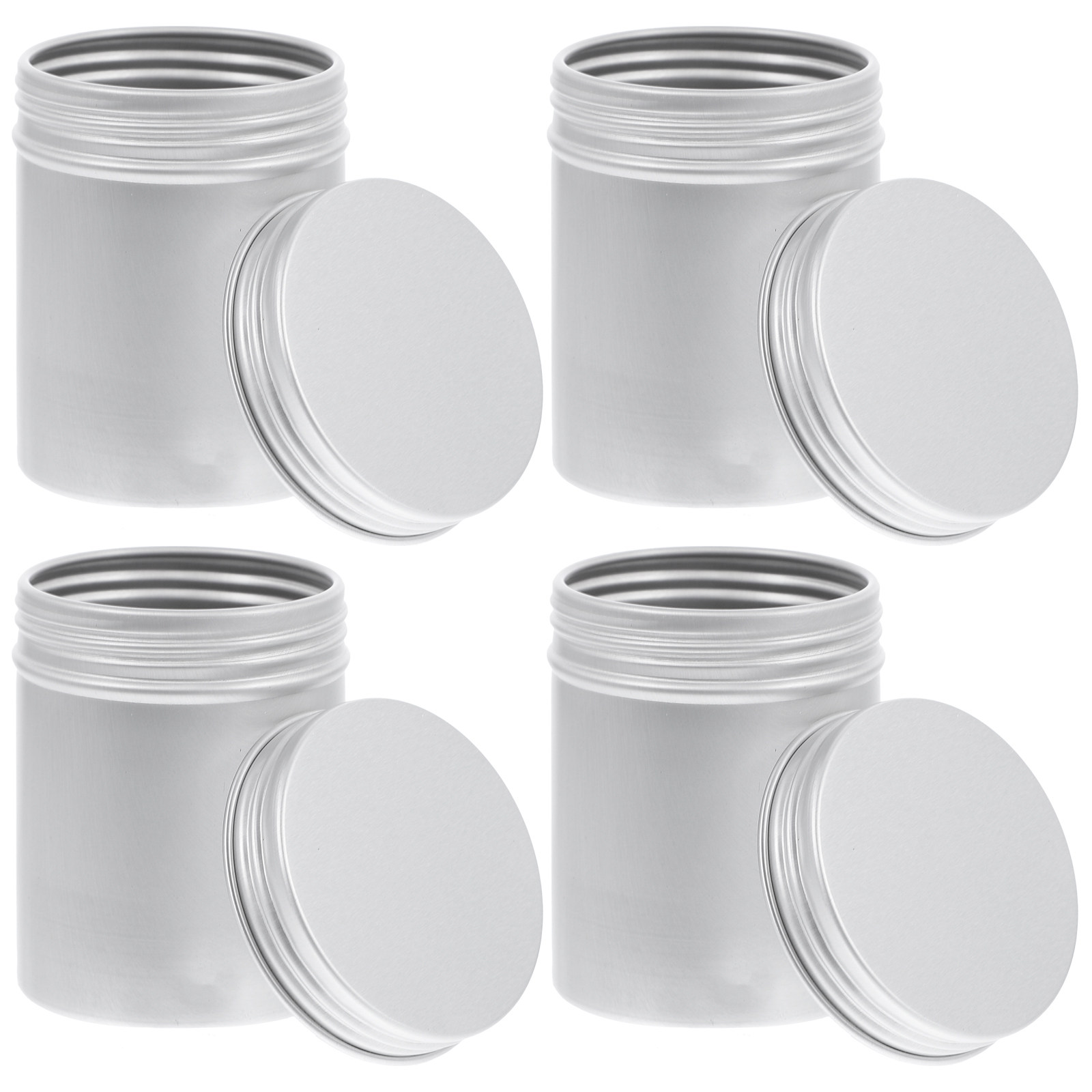4Pcs Fine Polished Aluminum Ca - огляд і ціна Coffee Tea Box