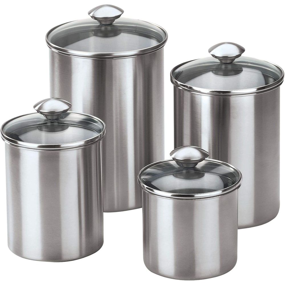 4-Piece Stainless Steel Food S - огляд і ціна Coffee Tea Set