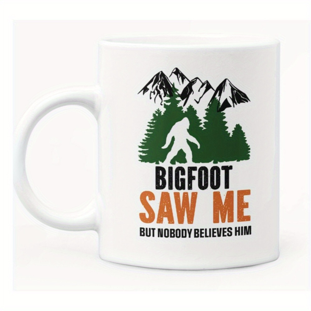 1 Bigfoot Saw Me 11oz White Ce - огляд і ціна Coffee Tea You And Me