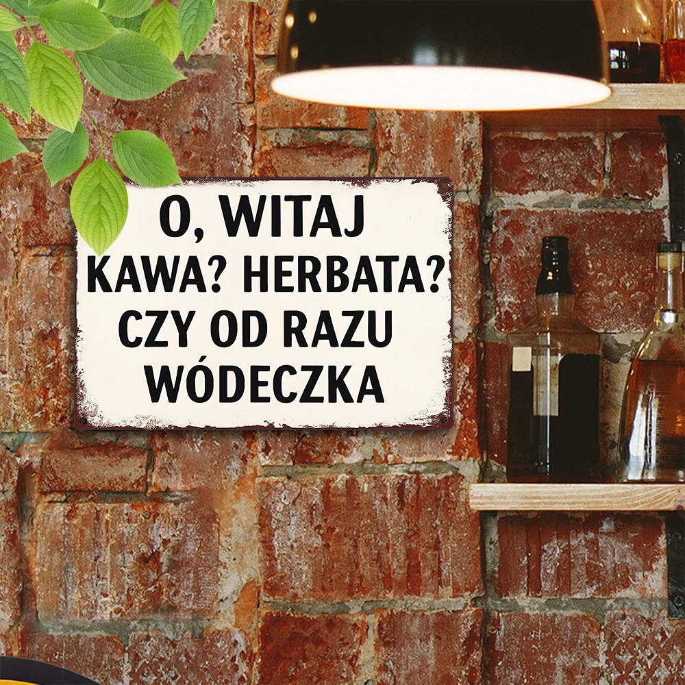 Vintage Metal Sign, Polish Fun - огляд і ціна Coffee And Tea Quotes Funny