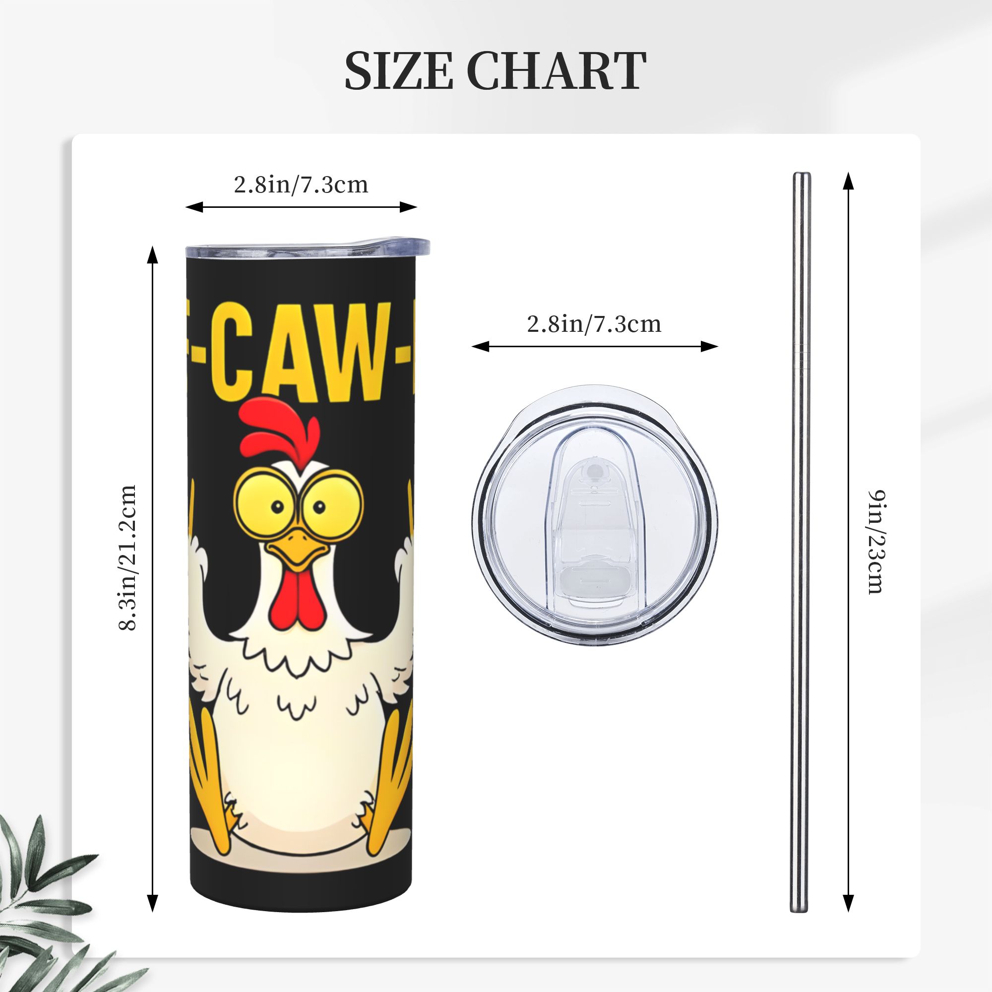 Funny F-Caw-F Chicken FCAWF Tu - огляд і ціна Double Wall Mug