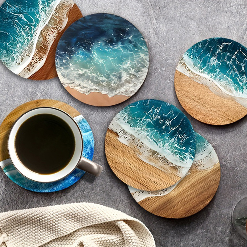 ♥Ocean Wave & Wood Grain Coast - огляд і ціна Coffee Tea Mix