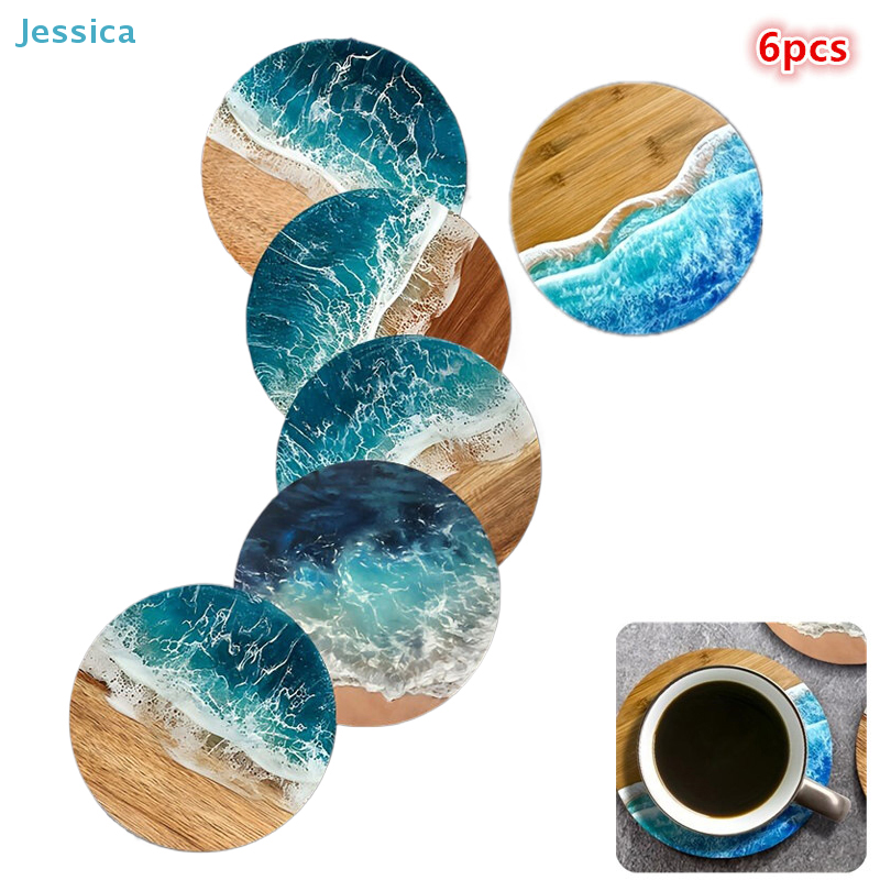 ♥Ocean Wave & Wood Grain Coast - огляд і ціна Coffee Tea Mix