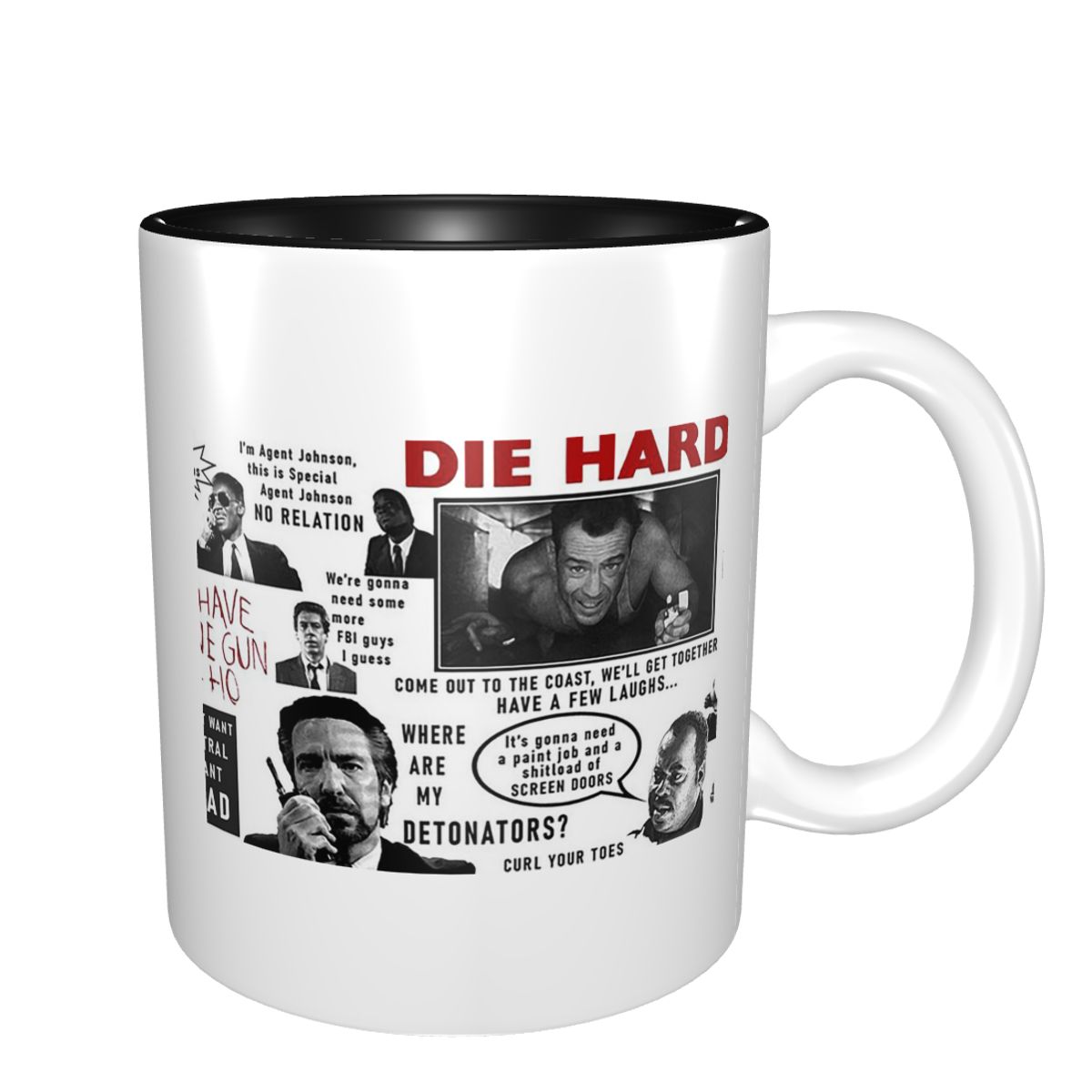 Die Hard Christmas - Quotes Mu - огляд і ціна Coffee And Tea Quotes Funny